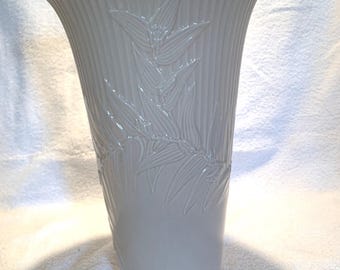 Lenox Natures Impression Woodland Leaves Vase