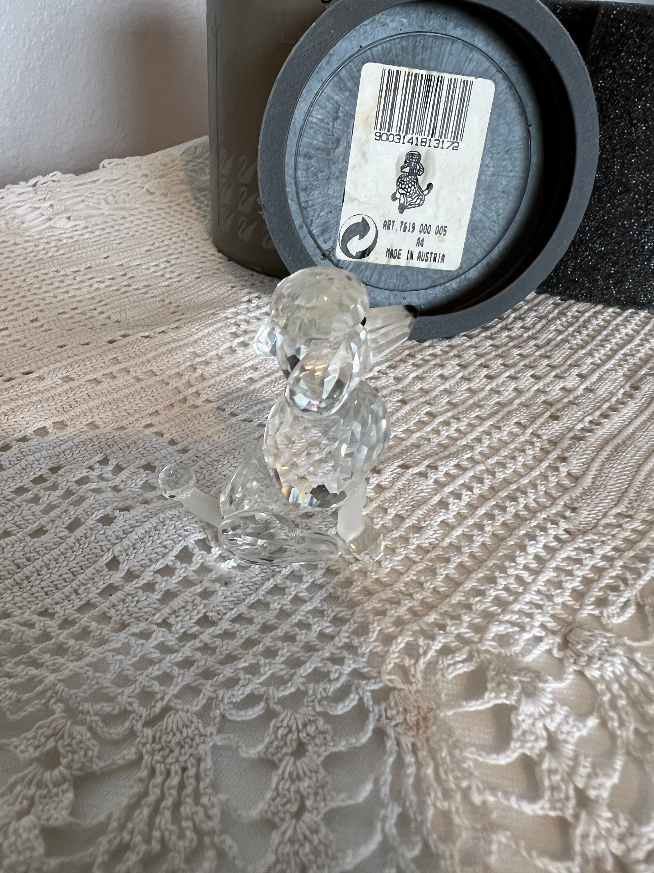 Swarovsky Sitting Poodle ART 7619 000 005 - Etsy