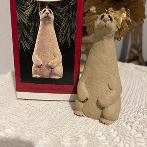 Lou Rankin Polar Bear Ornament Hallmark Keepsakes