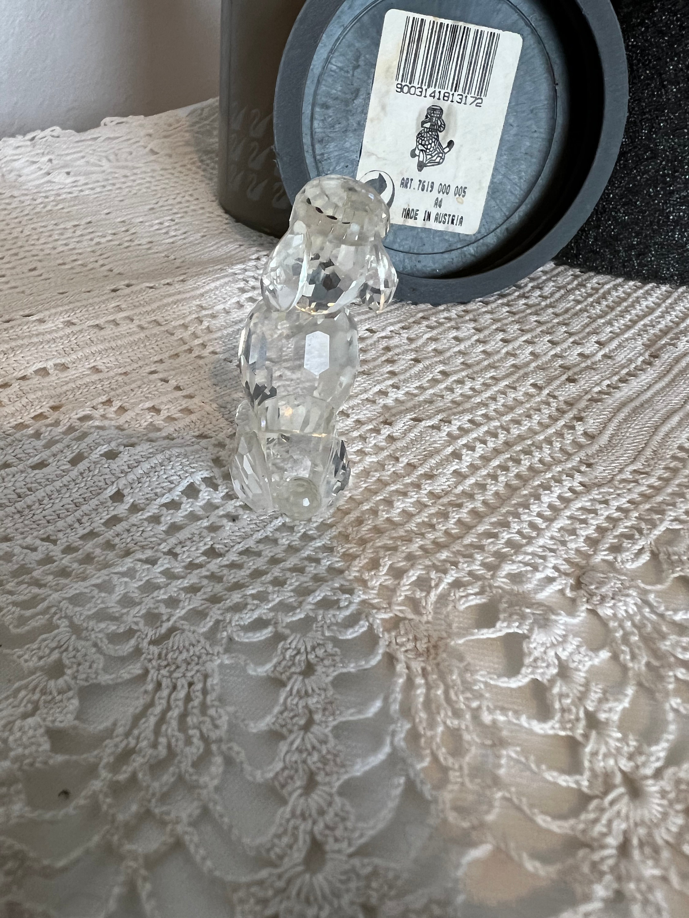 Swarovsky Sitting Poodle ART 7619 000 005 - Etsy