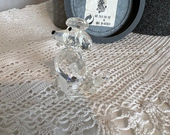 Swarovsky Sitting Poodle ART 7619 000 005 - Etsy