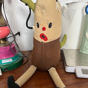 Vintage Jumping Bean Cloth Toy
