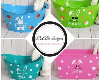 Personalized Easter Basket, Easter Basket, Easter gift, Easter egg, Easter egg hunt, Easter basket ideas, My first Easter, jumbo egg