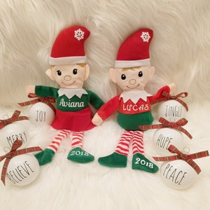 Christmas Elf, Christmas Elves, Personalized Elf, Personalized Elves, Elf Certificate, Stocking Stuffer, Holiday toy