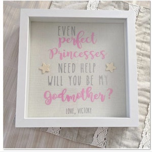 Will you be my godmother, Godmother gift, Godmother proposal, Gift for godmother, Godmother present, Baptism gift, Fairy godmother