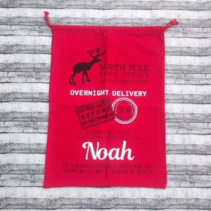 Santa Sacks, Personalized Santa Sacks, Santa gift bags, Christmas sacks, Christmas bags, Santa sacks, Personalized sacks