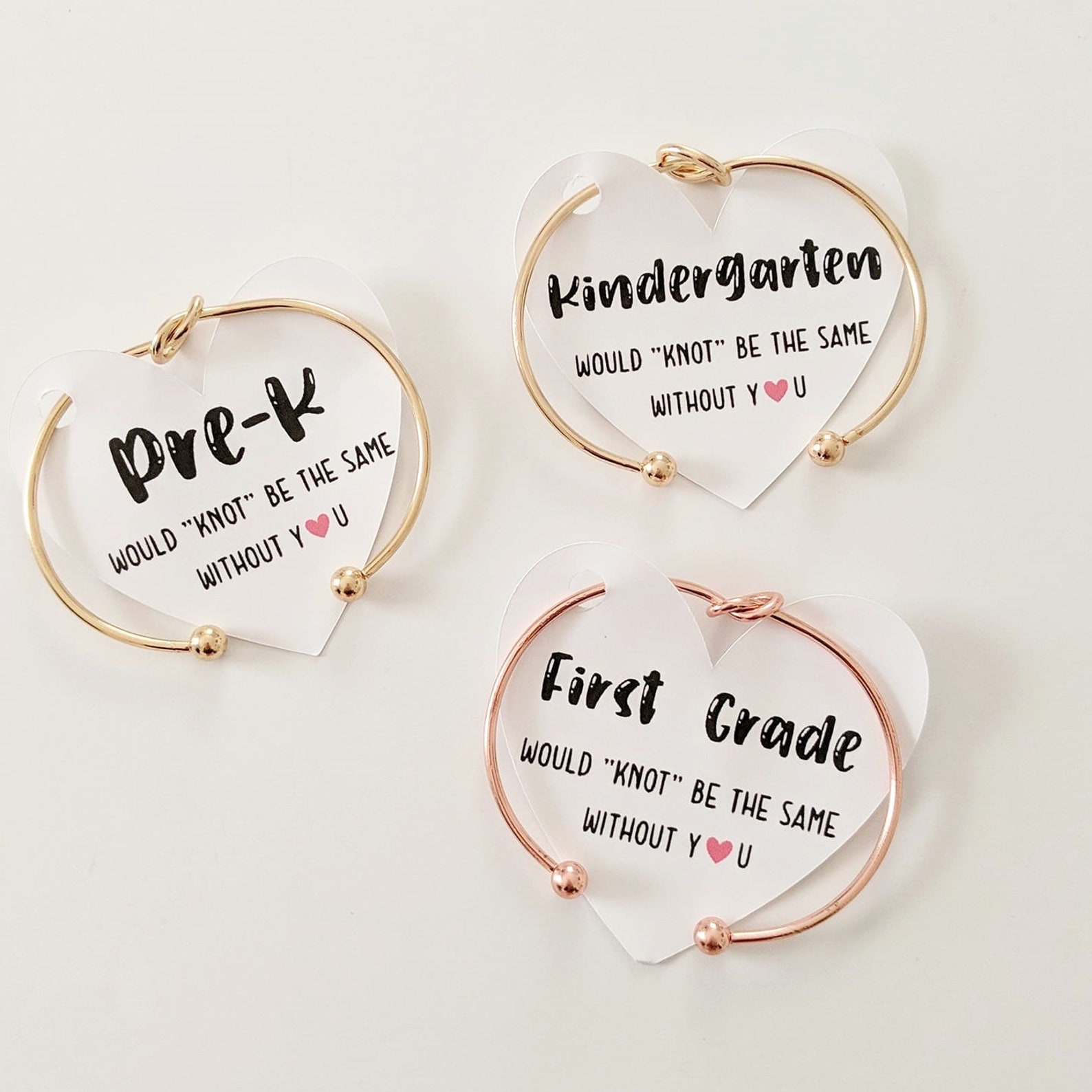 Teacher knot Bracelets / Teacher Gifts / Teacher Etsy