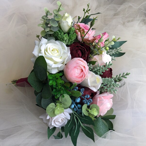 Artificial Bouquet Etsy