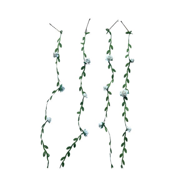 Blumen Haarranken, Blumen Haarschmuck, Haarschmuck zum Selbermachen (4 Stück)