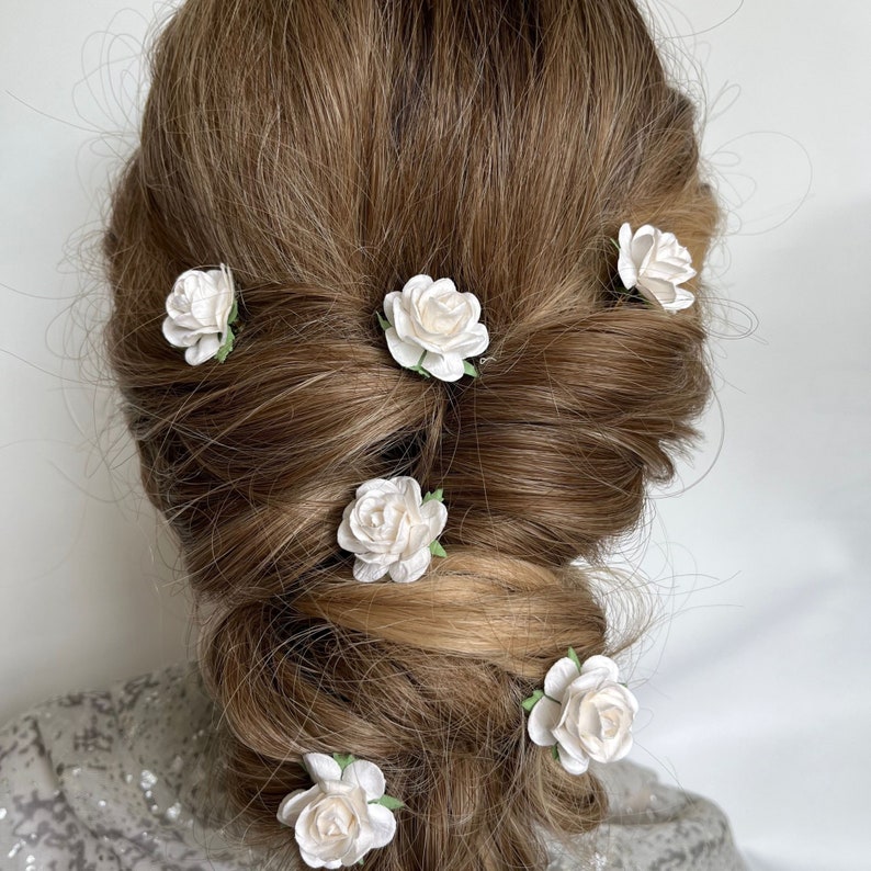 Rose Hair Pins: Prom Hairstyle, Flower Clips for Formal Event, Party ...