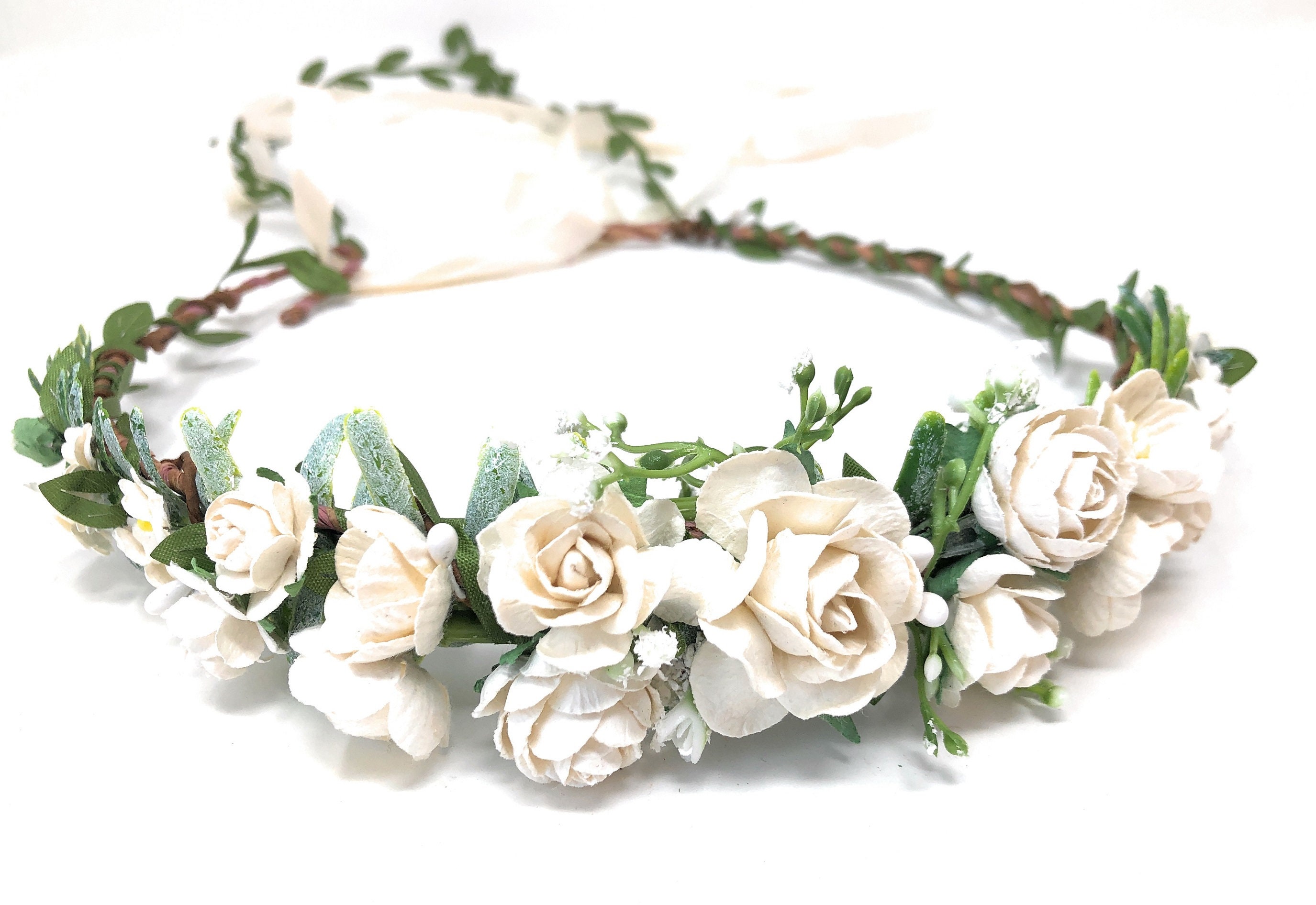 Buy Burgundy Floral Crown, Boho Wedding Headband, Bridal Hair Flowers  Online in India - Etsy, image size:2750x1892