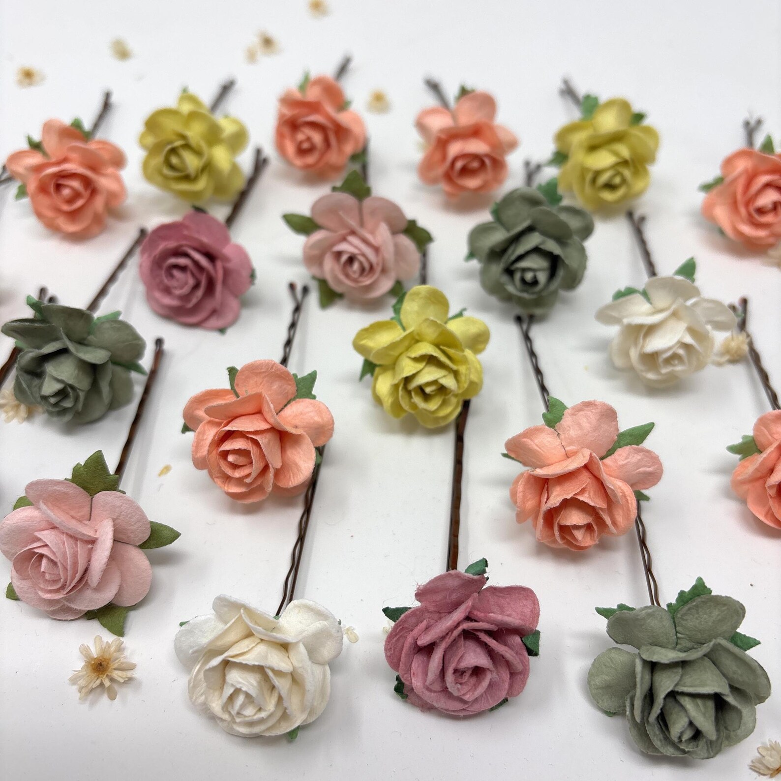 Rose Hair Pins: Prom Hairstyle, Flower Clips for Formal Event, Party ...