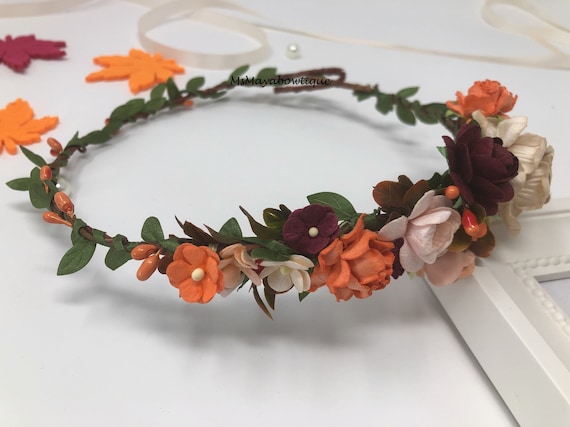 fall flower headbands