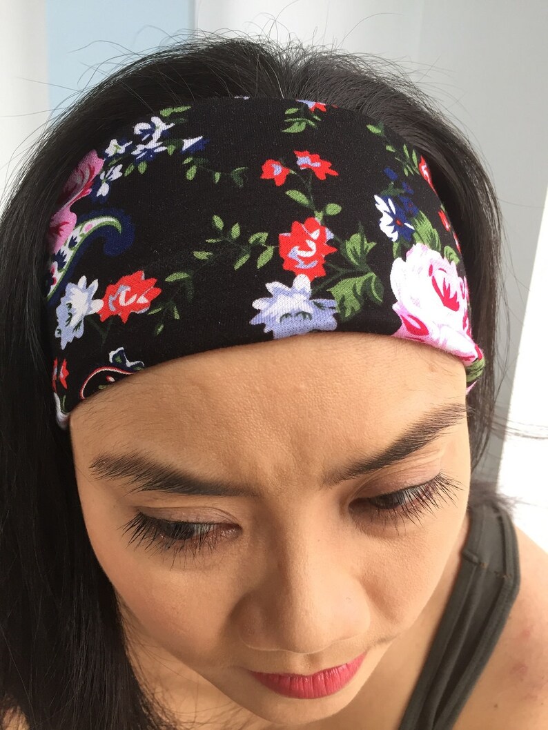 Headbands Women Headband Women Head Wraps Floral Headbands Etsy