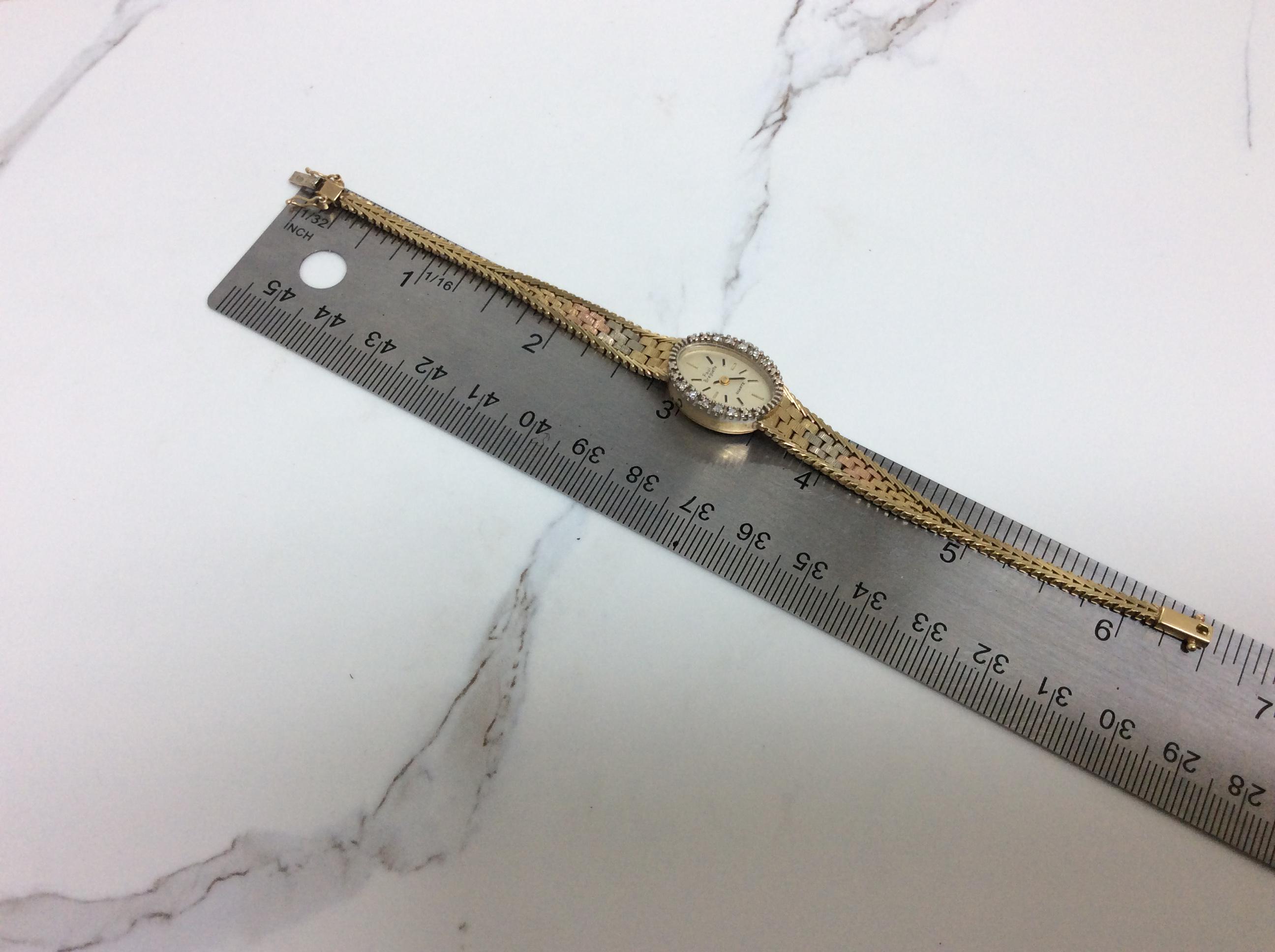 Vintage Lady's 14k Yellow REAL Solid Tri Color Gold Paul Breguette
