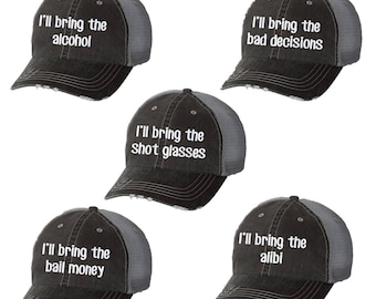 funny drinking hats
