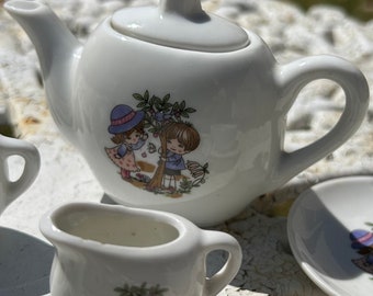 Vintage Holly Hobby Tea Set for Children