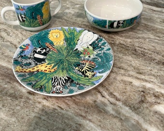 Jungle Kids Stoneware Set