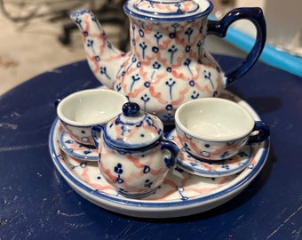 Vintage Miniature Tea Set