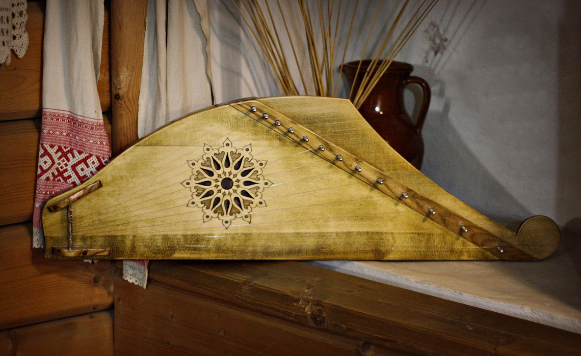 Psaltery Harp Lyres Gusli Kantele HandCrafted Musical Etsy