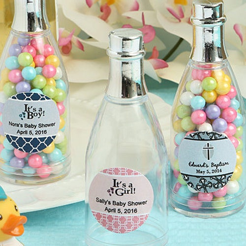 50 Clear Plastic Champagne Bottle Box Set of 50 Etsy