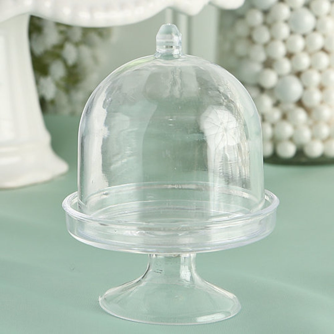 75 Mini Cake Stand Plastic Box Favors Set of 75 Etsy