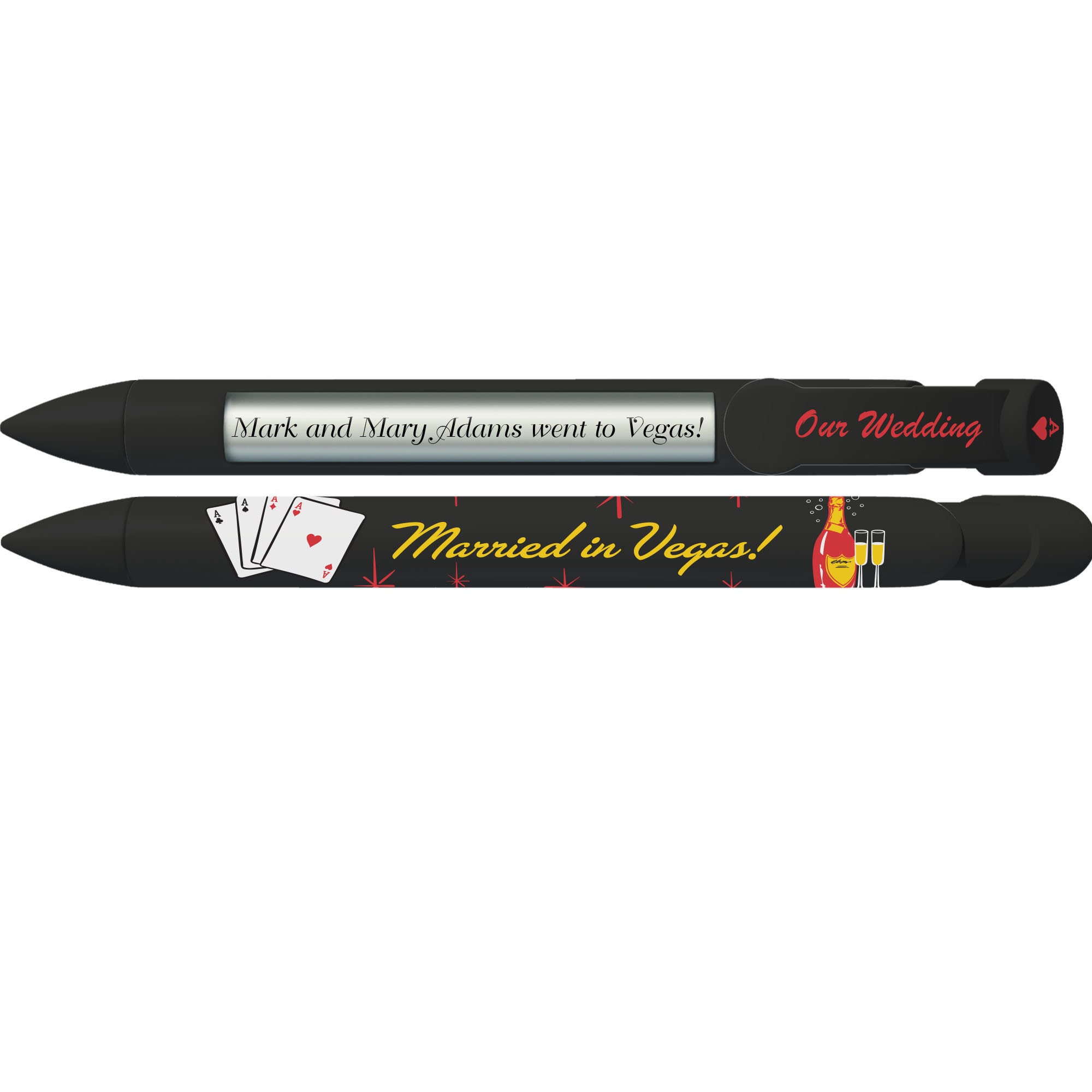 Las Vegas 6 Pen Value Pack - Las Vegas Gift Shop- Las Vegas Pens