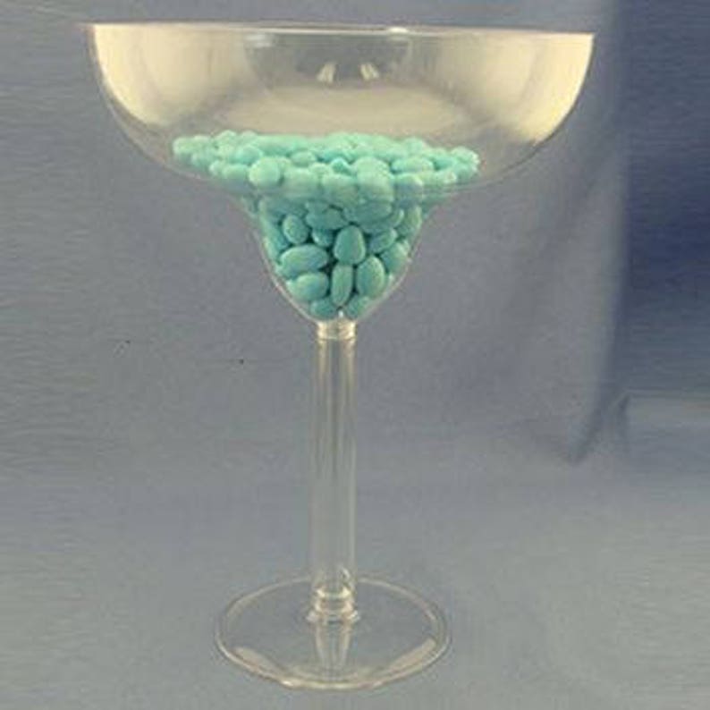 Set of 10 12 Giant Plastic Margarita glass centerpiece Kitchen & Dining