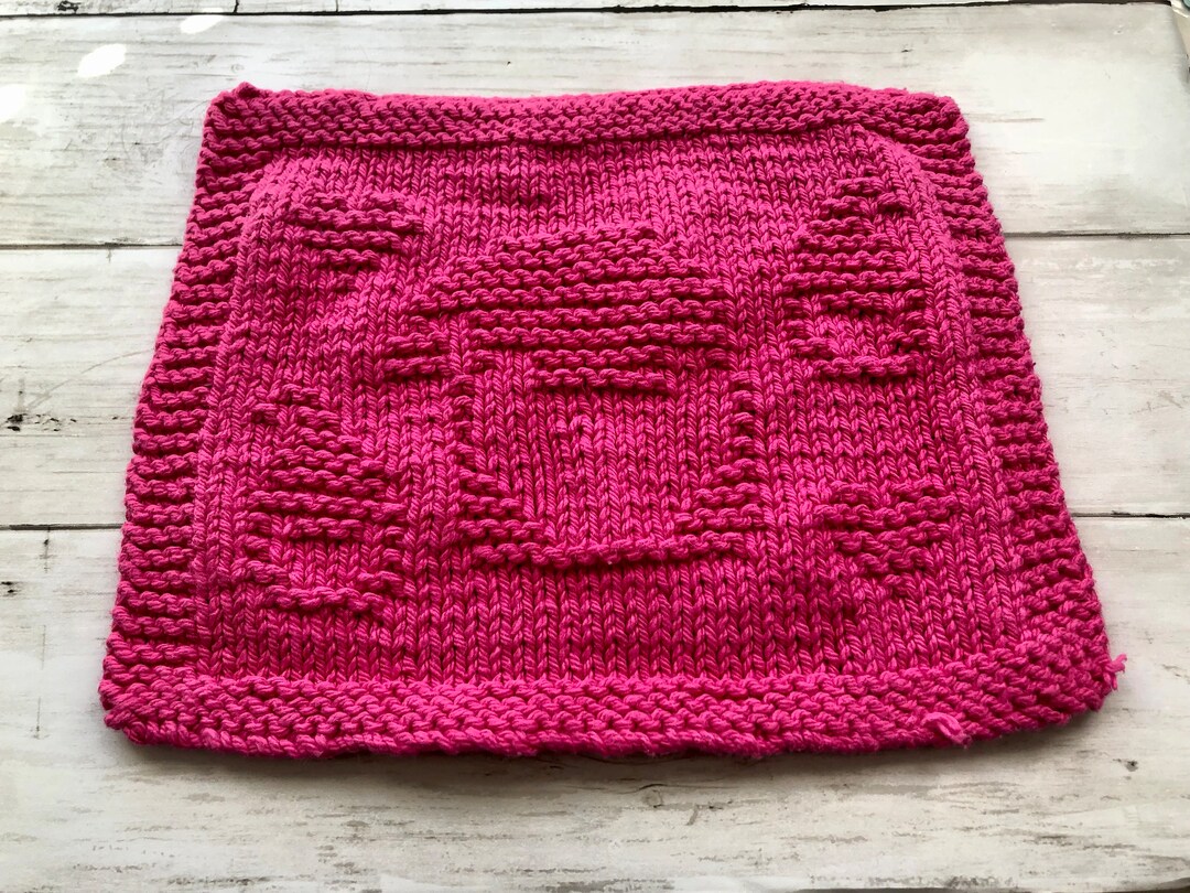 PDF Pattern Gnomes and Hearts Dishcloth/washcloth Etsy