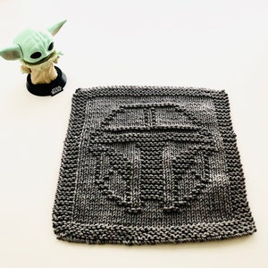 PDF Pattern: Star Wars Mandalorian Dishcloth/Washcloth