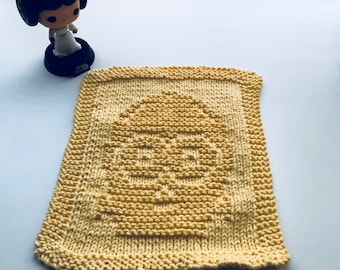 PDF Pattern: Star Wars C-3PO Dishcloth/Washcloth