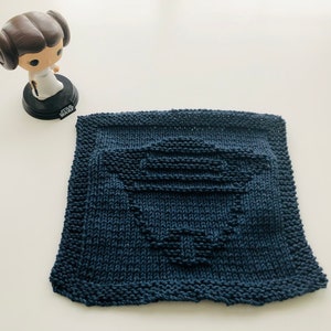 PDF Pattern: Star Wars Boushh Helmet Dishcloth/Washcloth Pattern image 1