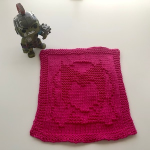 PDF Pattern: Scarlet Witch / Wanda Maximoff Dishcloth/Washcloth
