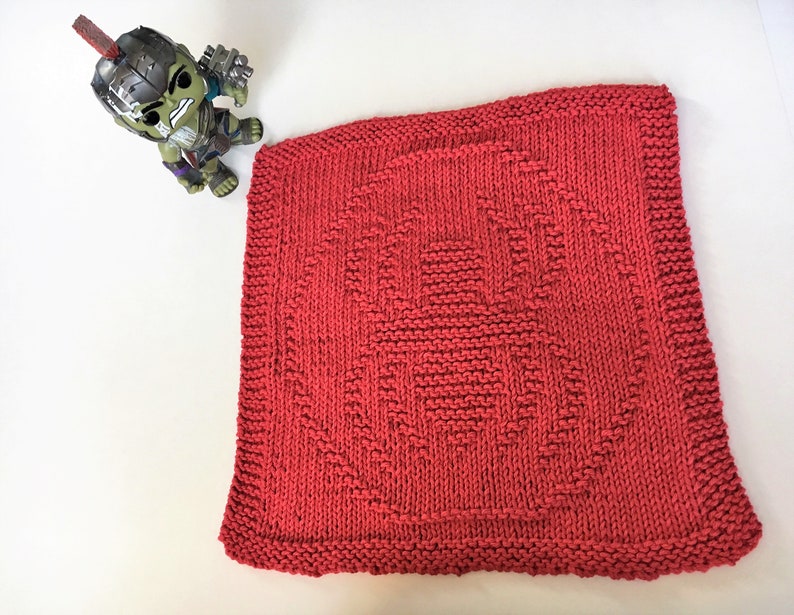 PDF Pattern Spider-man Dishcloth/Washcloth image 1