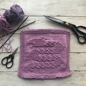 PDF Pattern: Shadow and Bone Morozova Sea Whip Dishcloth/Washcloth Pattern