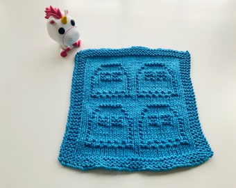 PDF Pattern: PAC-MAN 4 Ghosts Dishcloth/Washcloth Pattern