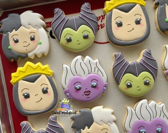 2 dozen Villains birthday cookies