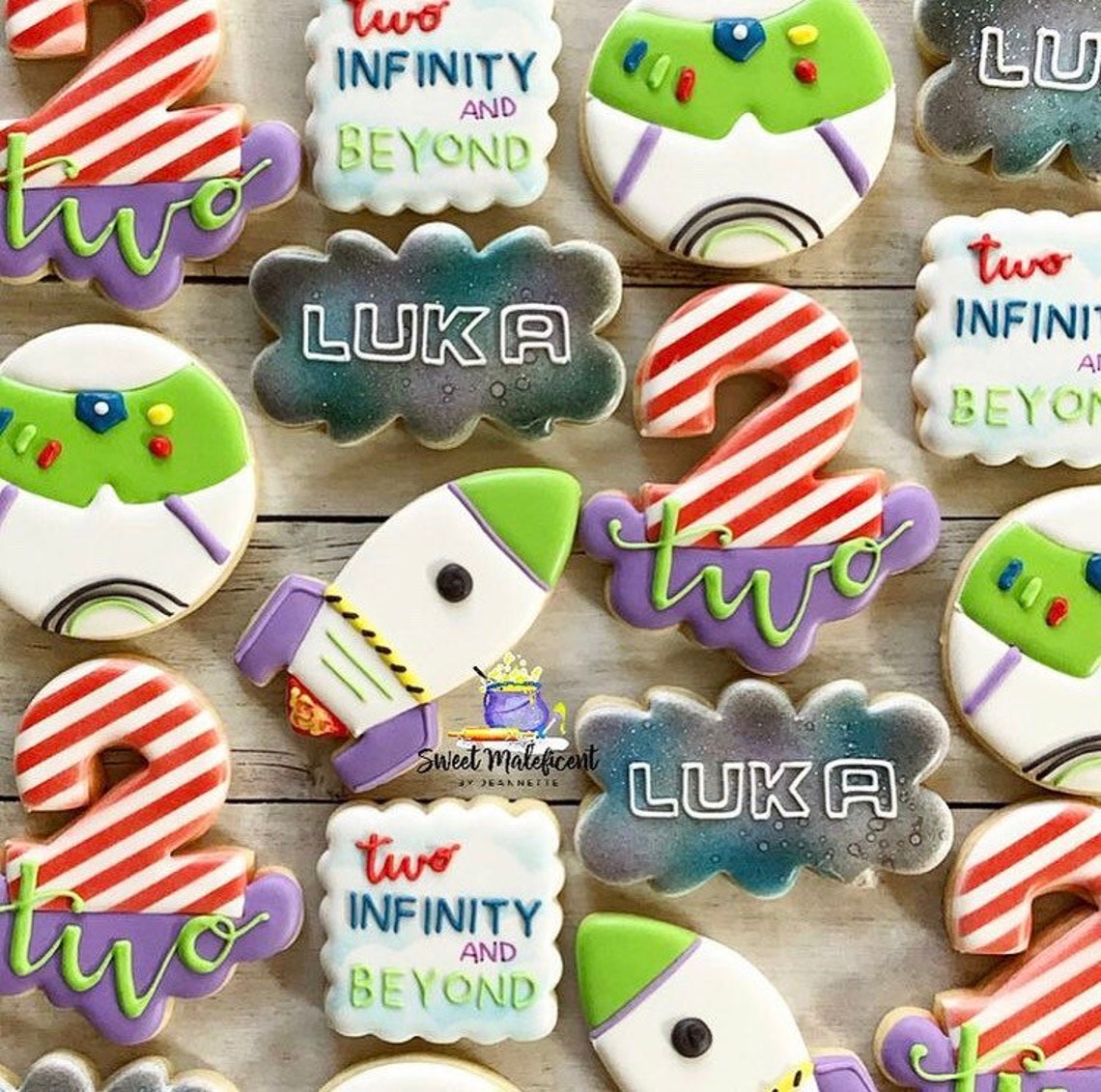 2 dozen Two infinity and beyond theme cookies Etsy
