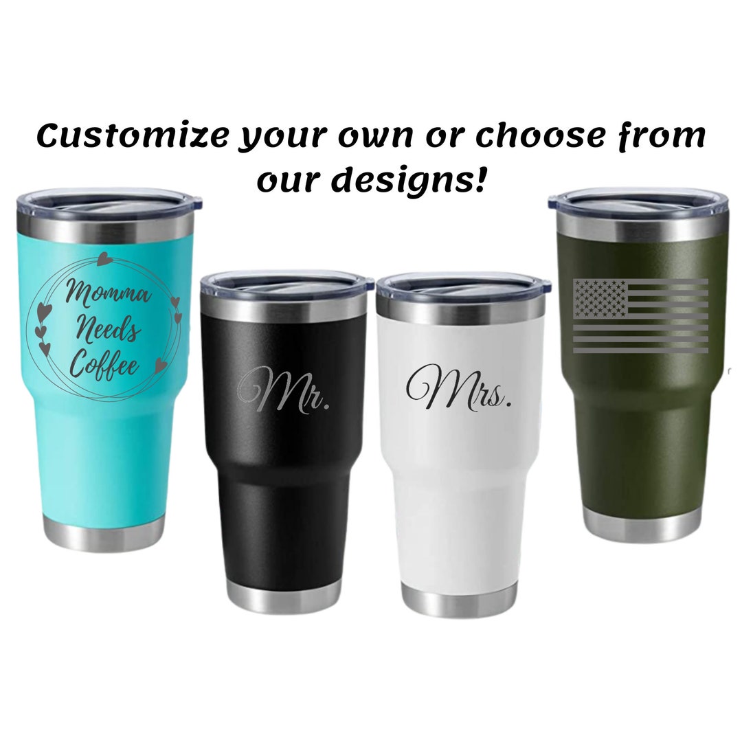 Engraved Tumbler Custom Logo Insulated Stainless Steel Mug Tumbler