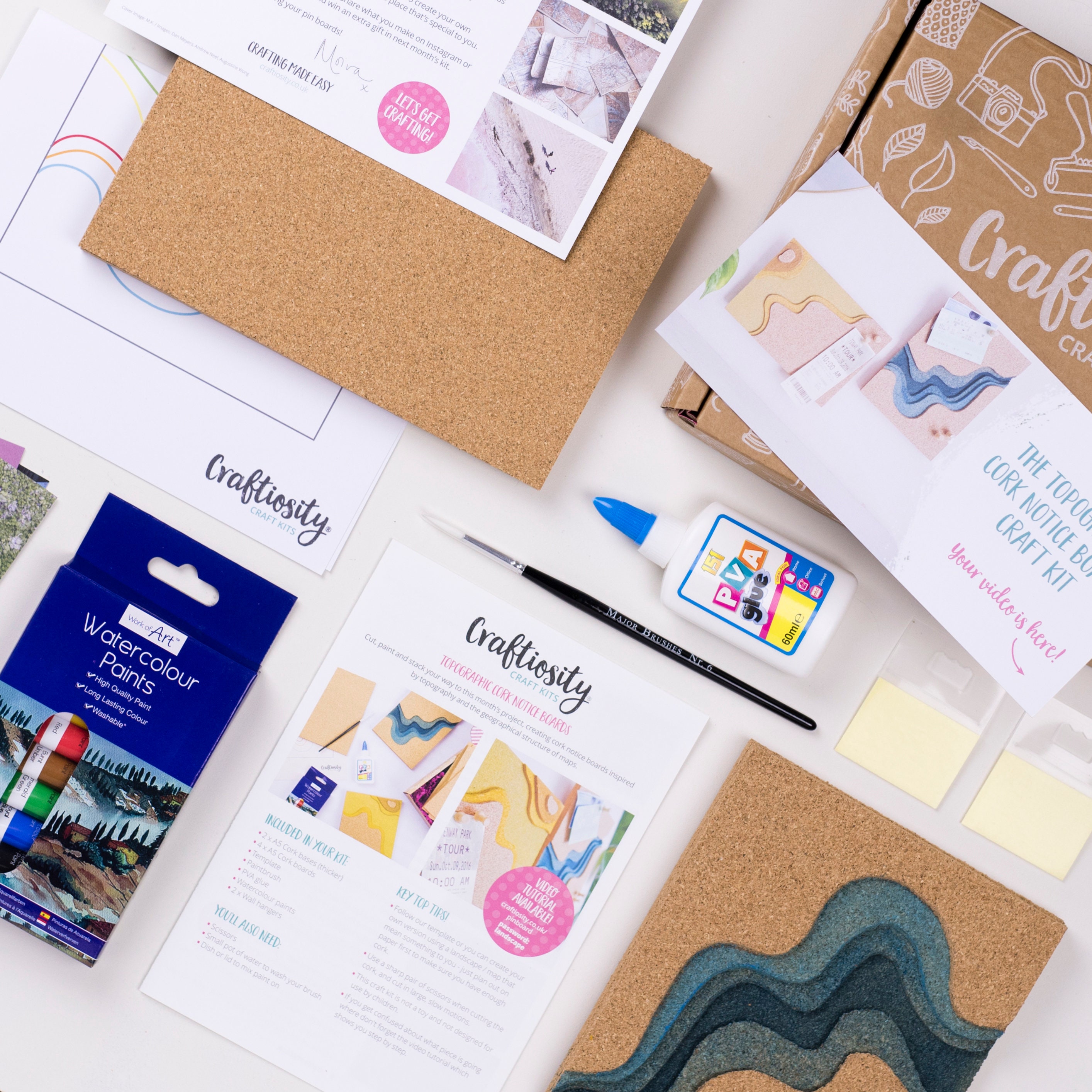 Craftiosity Craft Kit Subscription 6 Months Etsy