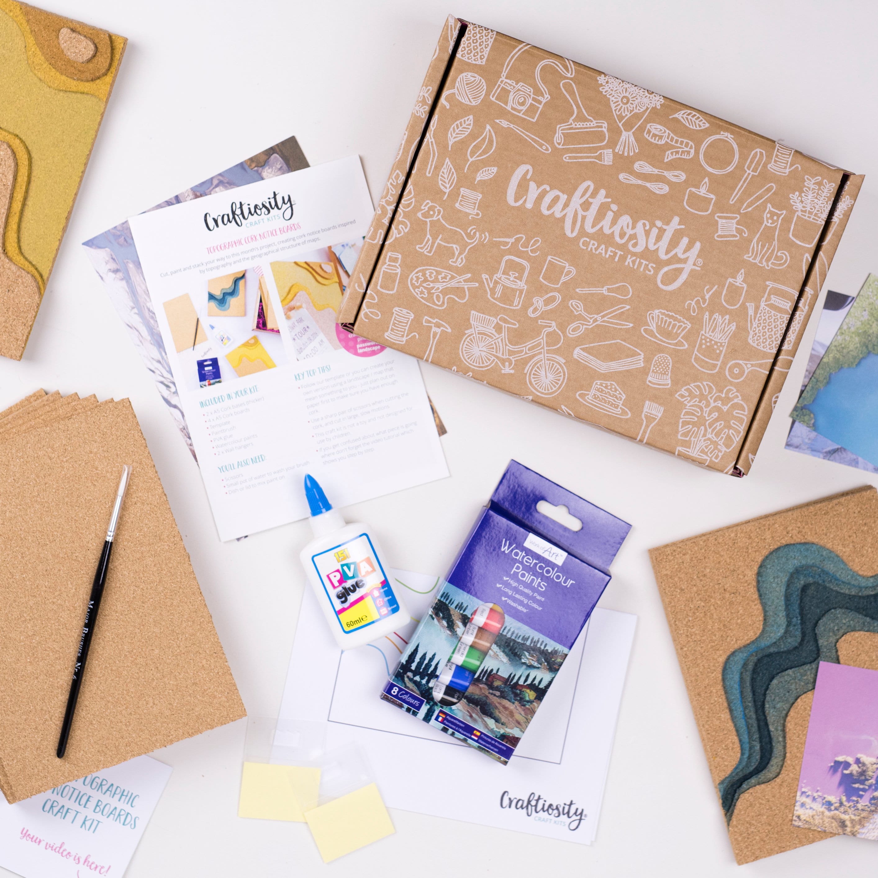 Craftiosity Craft Kit Subscription 1 Month Etsy