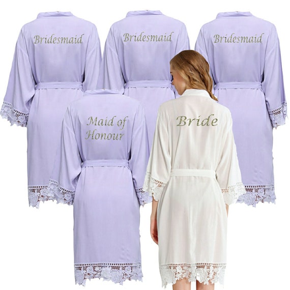 etsy bridesmaid dressing gowns