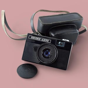 Cámara soviética Vilia Auto de 35 mm BeLOMO URSS Triplet-69-3 4/40