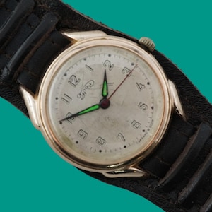Vintage 1950s URAL 16j military USSR soviet WWII Troops Wrist Watch Chelyabinsk