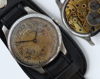 Vintage Military Longines Cal. 12.68z 37mm Jumbo Size, Hand