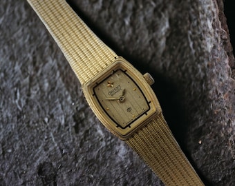 Vintage ladies quartz women&#39;s watch Japan ORIENT D8510 wristwatch, nice dial