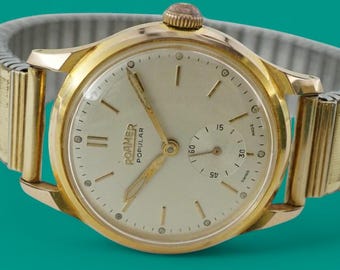 Montre Vintage Roamer Searock 489-2210.015 - Remontage Manuel - NOS Années 60 - Suisse - Neuf Avec Étiquettes