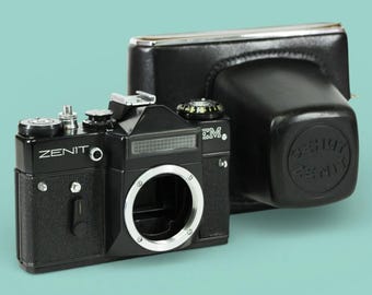 Vintage Black ZENIT EM Camera Body Only Soviet SLR Camera - Etsy