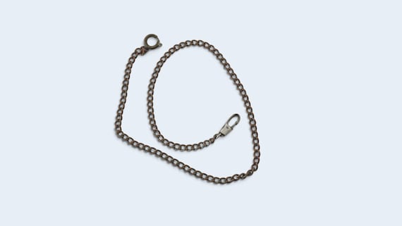 Vintage chain chatelain for pocket watch Molnija and other