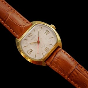 Orologio sovietico vintage Vostok cal. 2209 18j Orologio da polso meccanico Wostok da uomo dell'URSS, cassa rara